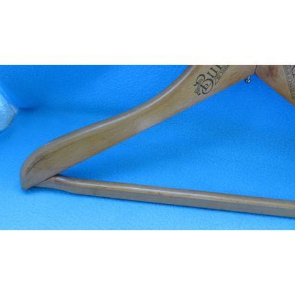 Burton The Tailor Of Taste Wigan Lancashire Vintage 1930's Wooden Coat Hanger (a