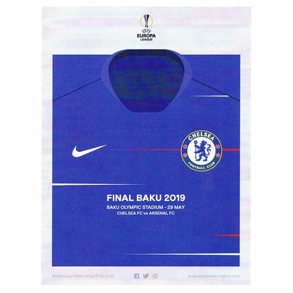 CHELSEA v ARSENAL EUROPA LEAGUE FINAL 2019