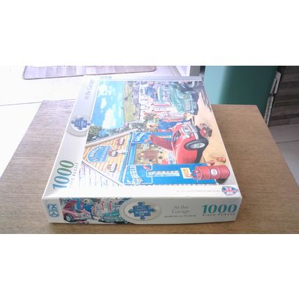 AT THE GARAGE by Trevor Mitchell Jigsaw Puzzle (1000 Piece) FX Schmid (2022)