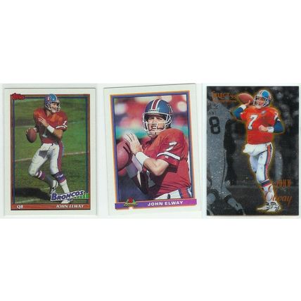 John Elway 6x card Lot