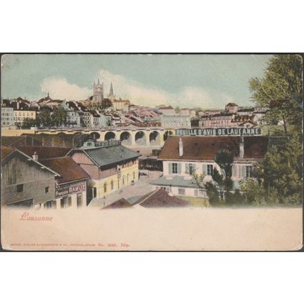Vue Générale, Lausanne, 1905 - Guggenheim CPA
