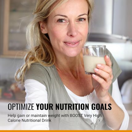 Boost Very High Calorie Vanilla Nutritional Drink – 22G Protein, 530 Nutrient Ri