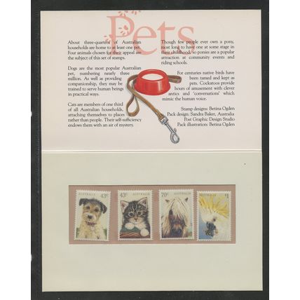 Australia 1222-1225, 1991 Pets, Booklet, VF, MNH, (AUS051)