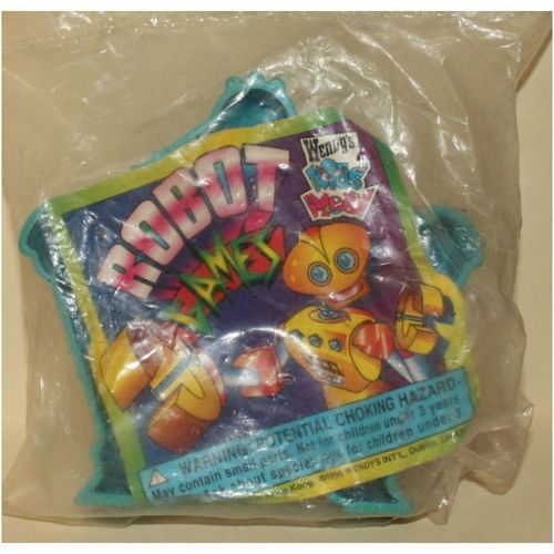 1996 Wendys Robot Games Sprial Game Mint in Package