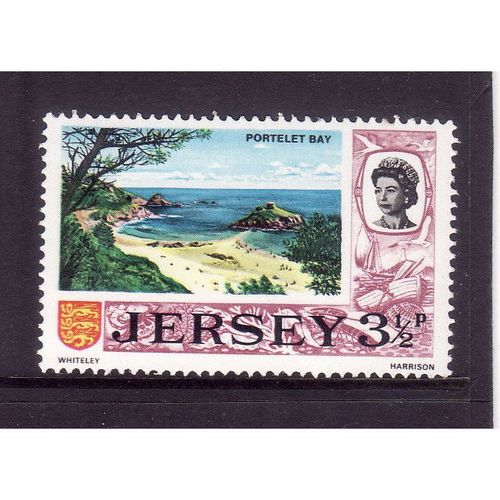 JERSEY 1970 SG48 3 1/2p PORTELET BAY U/M MINT