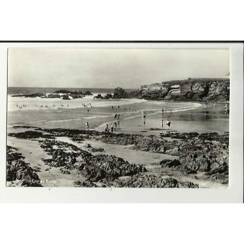 Cornwall BUDE Surfing Postcard by Overland (1/364)