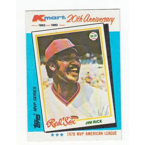 1982 Kmart Jim Rice baseball card #33 -NM- Red Sox- Oddball