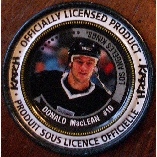 Katch NHL Medallion #70 Donald MacLean #10 Los Angeles Kings 2-3/8 Inch Diameter