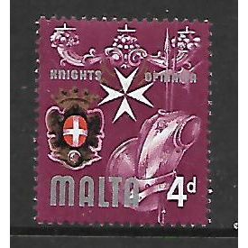 MALTA 1965 / 70 4d KNIGHTS OF MALTA SG 336 M / MINT