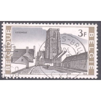 Belgium 1968 - SG2089 - 3fr brown & greyi - Lissewege Church - used 2