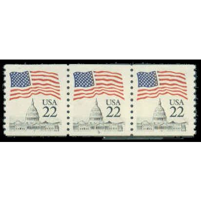 2115a 22c U.S. Flag Very Fine MNH PNC 8/3 R0016
