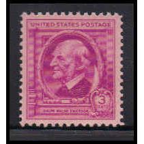 861 3c Ralph Emerson Fine Plus MNH KA2333