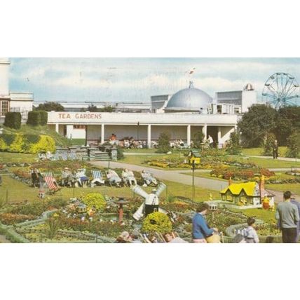 Tea Gardens Skegness 1960s Postcard