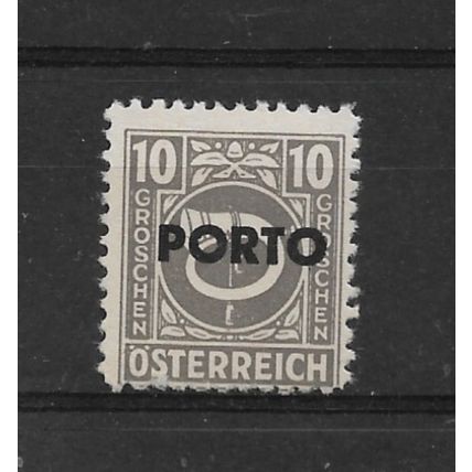 Austria.D960 10g Posthorn (Grey).Mounted Mint.Aug22