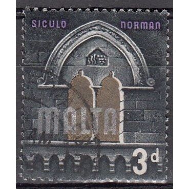 Malta 1965 Michel 306 O Cote (2006) 0.10 € Mdina Palais Gatto Murina Cachet rond