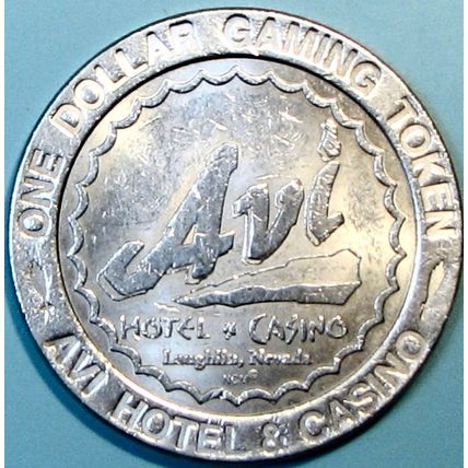 Avi. $1 Casino Token. Laughlin, NV. R29.