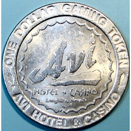 Avi. $1 Casino Token. Laughlin, NV. R29.