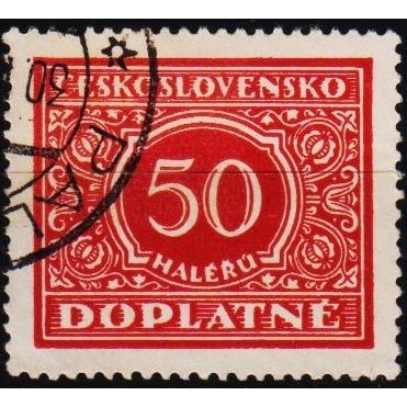 Czechoslovakia. 1928 50h S.G.D290 Used