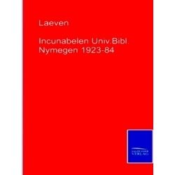 Incunabelen Univ.Bibl. Nymegen 1923-84