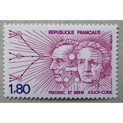 FRANCE: 1982 Fredk. & Irene Joliot-Currie : SG2540 MNH