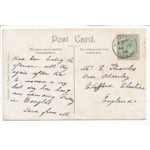 Isle of Man IOM 1909 H Hough Multivew Postcard