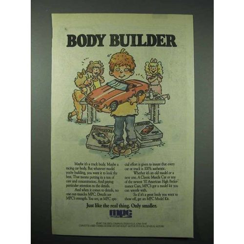 1987 MPC Model Kit Ad - Body Builder