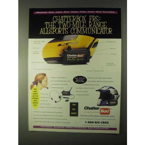 1999 Chatterbox FRS All-sports Communicator Ad