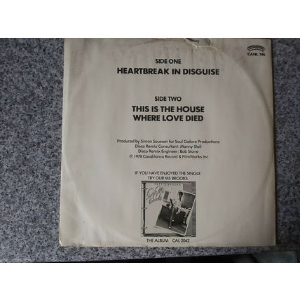 Pattie Brooks ‎– Heartbreak In Disguise (CANL 146) 1979 (EP), Blue Vinyl