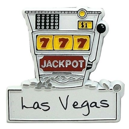 Las Vegas Nevada Jackpot Slot Machine Fridge Magnet