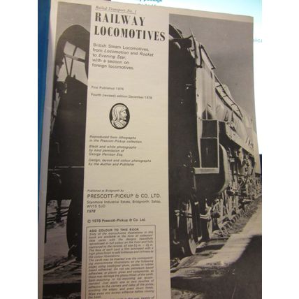 RAILWAY LOCOMOTIVES COLLECTORS REPRODUCTIONS album 1978 unused no cards