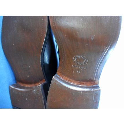 LAZZERI MANIFATTURE OXFORDS MENS DRESS SHOES 13 M BROWN LEATHER ITALY 5226