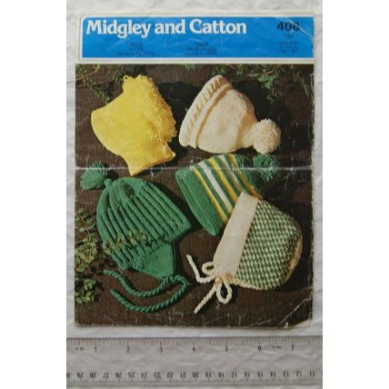 Vintage: Midgley & Catton 408 caps, bonnets and helmet, DK