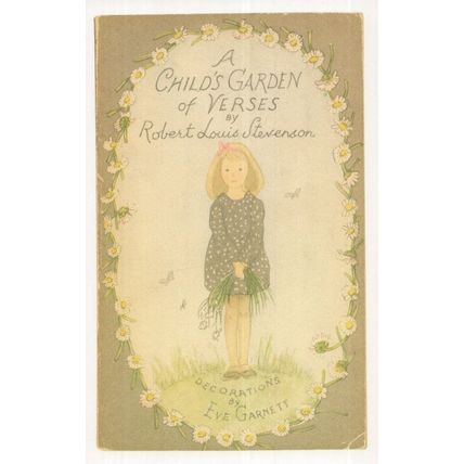 A Childs Garden Of Verses 1947 Puffin Book Postcard