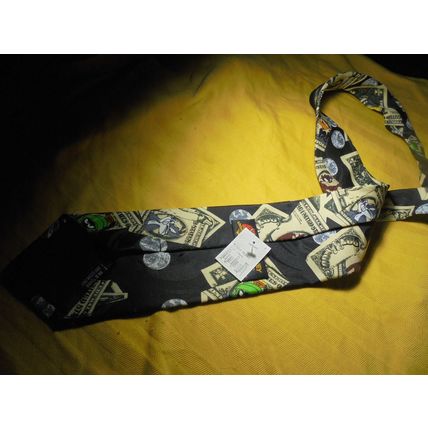 Warner Bros. LOONEY TUNES DOLLAR$ and CENT$ TIE! $15.00 Shipped!