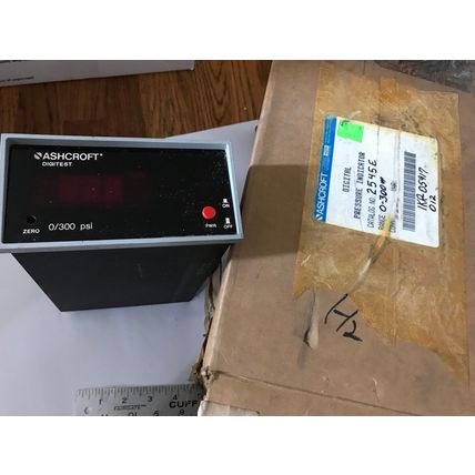 ASHCROFT 2530EP DIGITAL DIGITEST PRESSURE INDICATOR 0-300 PSI 9 VAC,EM