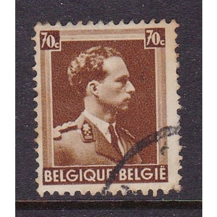 BELGIUM 1936 LEOPOLD 70c USED SG745