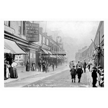 pt3926 - Mexborough High Street , Yorkshire - print 6x4