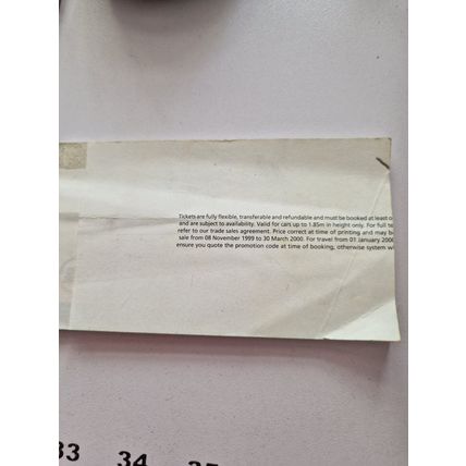 VINTAGE EURO TUNNEL STICKY PAD