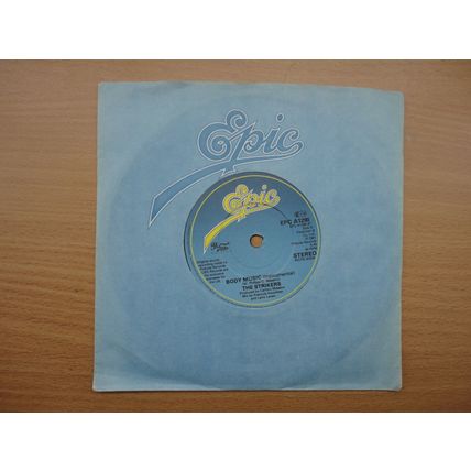 Strikers 1981 7" Vinyl Single Body Music b/w Body Music Instrumental