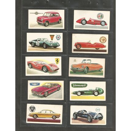 Brooke Bond History of the Motor Car 1968 Full set in Sleeves