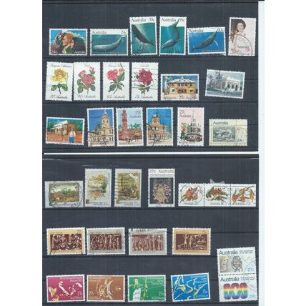 Australia stamps. 1982 used lot. Includes Australia Day, Whales, etc (AE544)