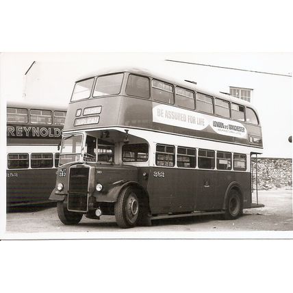 Black & White Photograph of Plymouth Corporation Transport - HJY 283