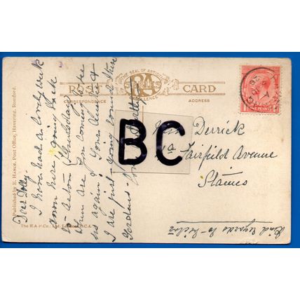 Postcard The Hall Havering Atte Bower Essex / London Nr Romford Bournebridge