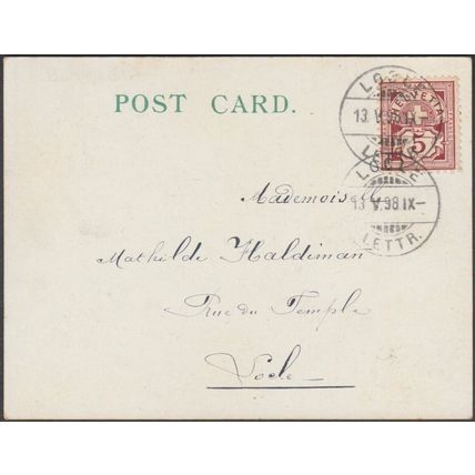Court Card - Multiview, Windsor, Berkshire, 1898 - Gerhard Blümlein Postcard