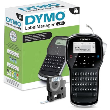 DYMO Label Maker Labelmanager 280 Rechargeable Portable Label Maker Easy-To-Use