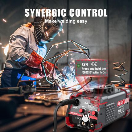 AWT 140Amp MIG Welder Flux Core MIG Welder/Stick/Lift TIG 3 in 1 Welding Machine