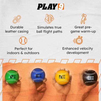 Play 9 Weighted Softballs