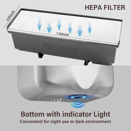 Commercial Hand Dryer for Bathroom,Automatic Electric 1800W High Speed Smart War
