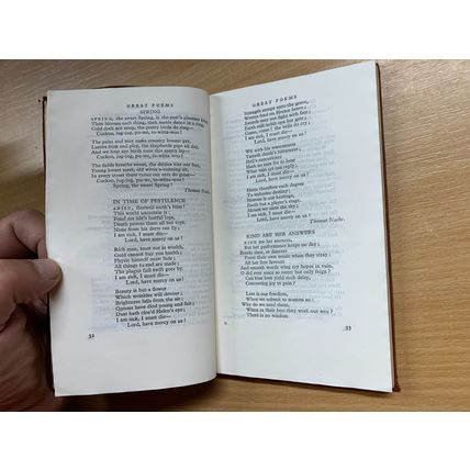 1925 "THE WEEK-END BOOK" POEMS SONGS ANTIQUE LEATHER BOOK (P2)