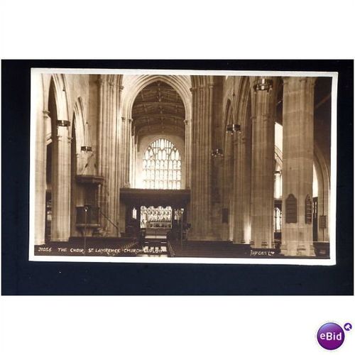 Shropshire LUDLOW Church Interior Postcard by Judges (21056)